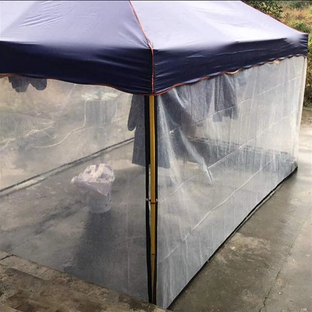 ZHANGQINGXIU Transparent Tarps Tarpaulin with Eyelets Waterproof Heavy Duty Weatherproof Winter Antifreeze Thicken PVC Soft Film Ripstop, 41 Sizes (Color : Clear, Size : 1.2x1.6m)