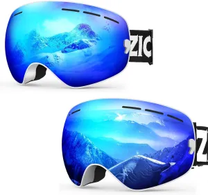 ZIONOR Lagopus Ski Goggles and XMINI Kids Ski Goggles