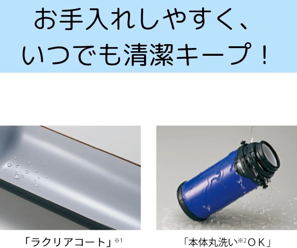 Zojirushi SJ-TG08-AA Water Bottle, Stainless Steel, Cup, Large Capacity, 28.7 fl oz (800 ml), Blue
